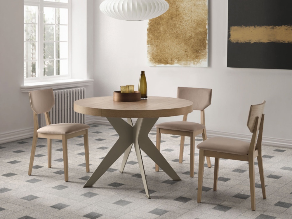 Montana Round Extendable Dining Table